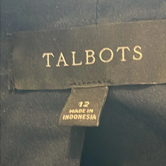 Talbots Multicolor Tweed Women's Jacket,12 - Picture 5 of 8